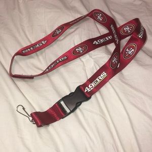 **SOLD**49ers Football Lanyard !